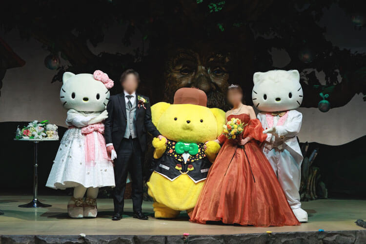 サンリオピューロランドの結婚式
